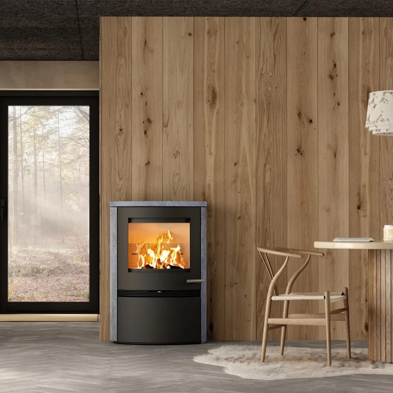 TermaTech TT22HS-CG Kaminofen TermaStone grau