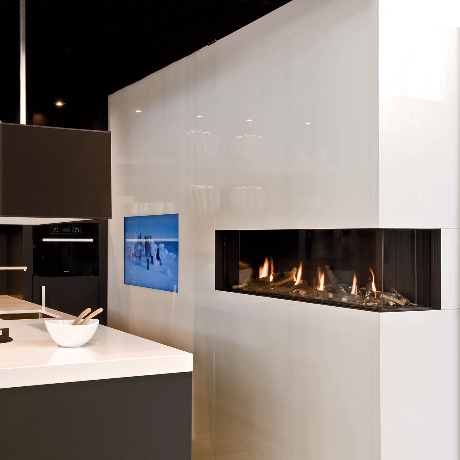 Trimline Fires Trimline 140 Corner Right Gas Kamineinsatz G20/G25 Trimline Fires Trimline 140 Corner Right Gas Kamineinsatz G20/G25