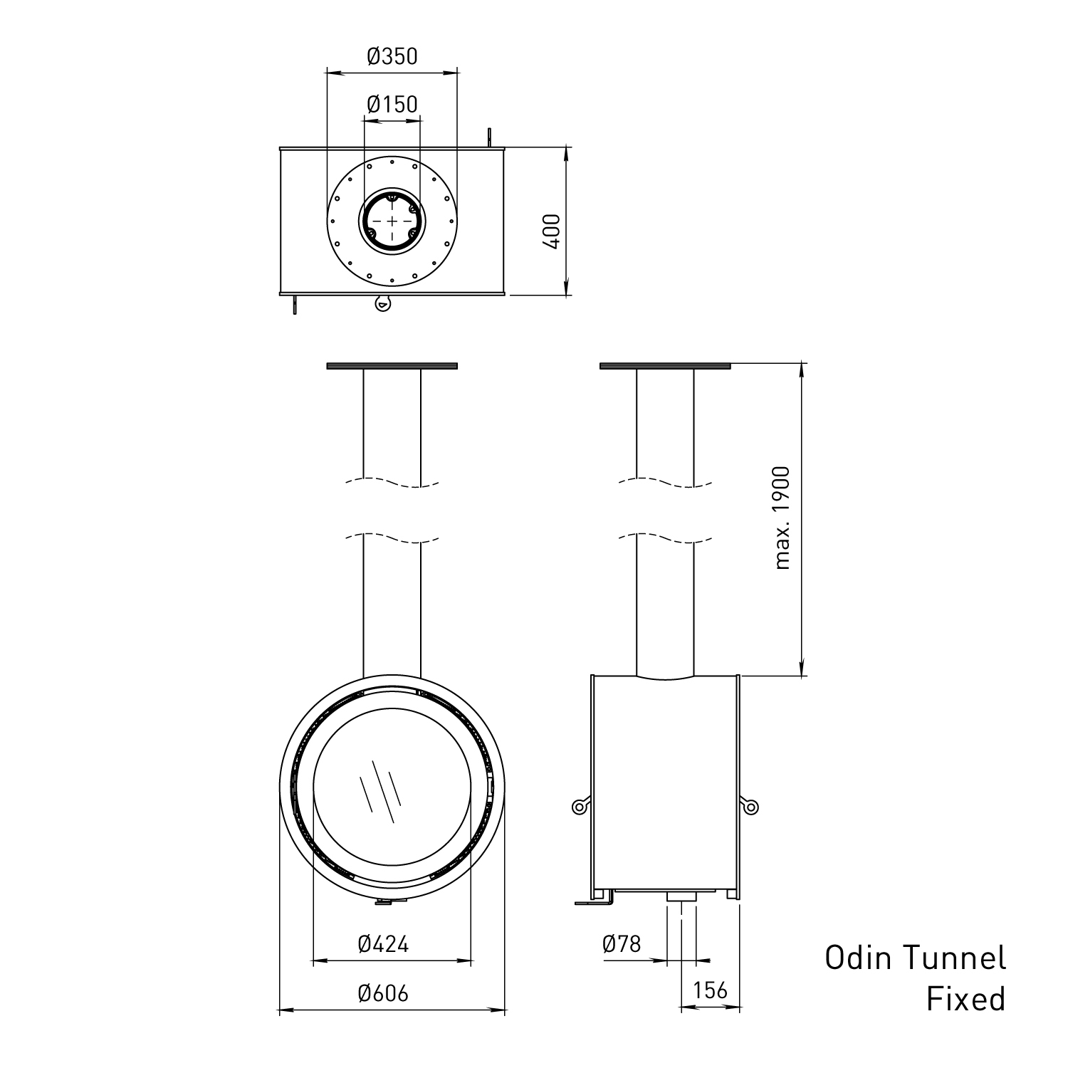 Spartherm Odin Tunnel Kaminofen