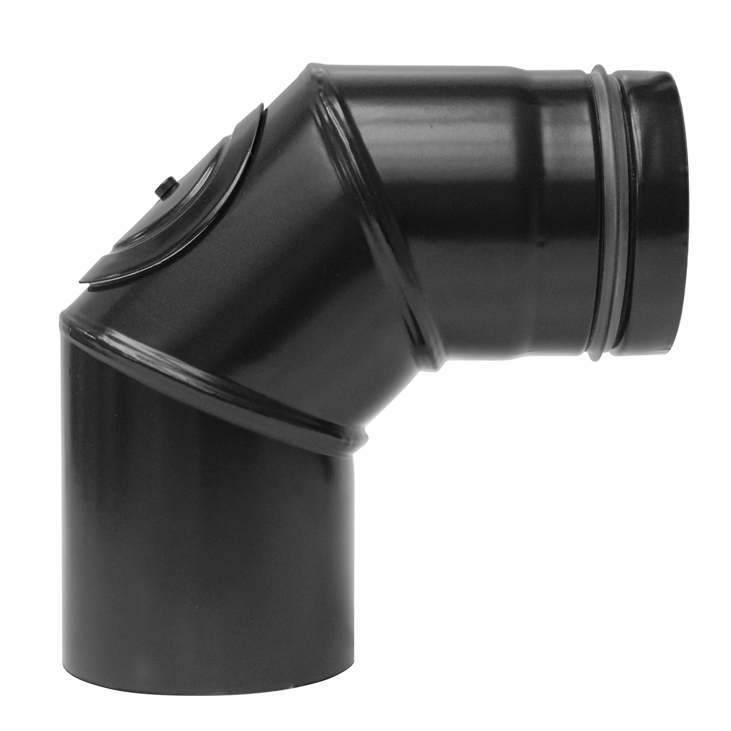 Raik Pelletrohr / Ofenrohr 80mm - 90° Bogen Raik Pelletrohr / Ofenrohr 80mm - 90° Bogen