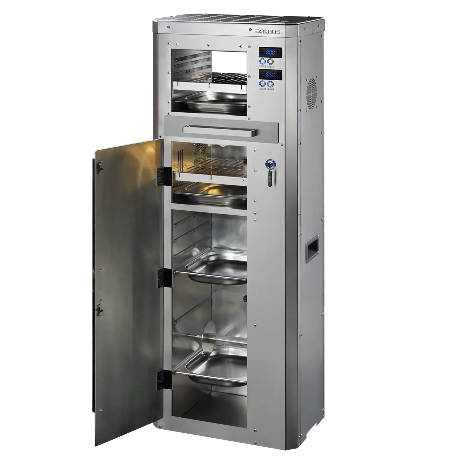 Asteus Fantale 800° Lifestyle Elektrogrill Edelstahl