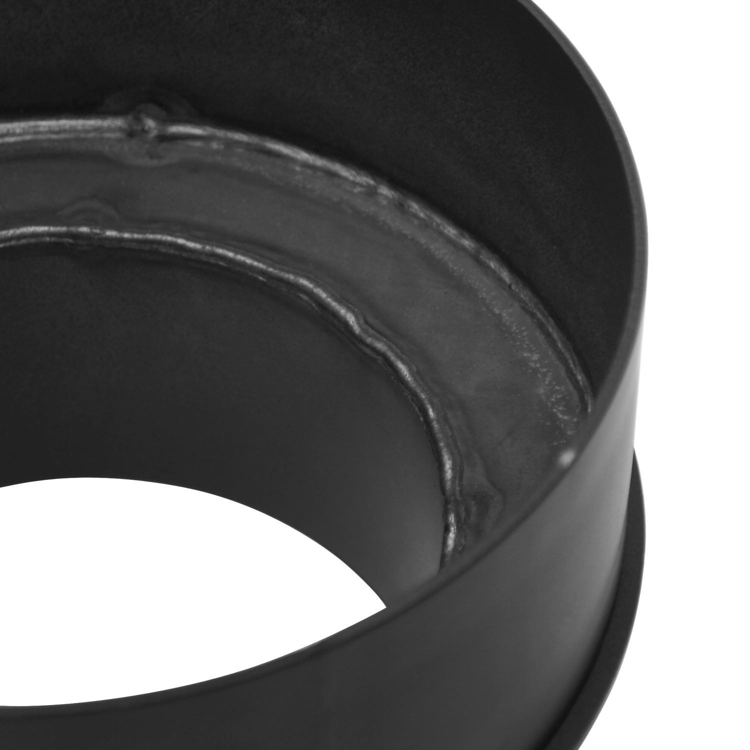 Raik Basic Erweiterung 130mm – 180mm schwarz gerade für Rauchrohr / Ofenrohr