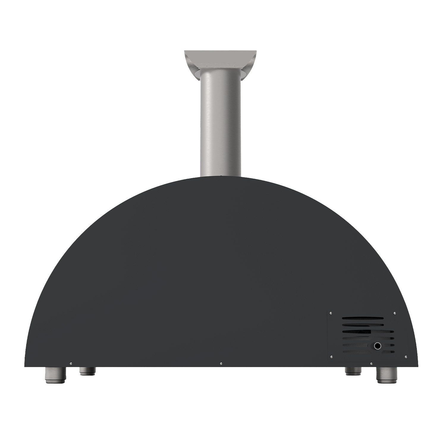 Alfa Moderno 5 Pizze Pizzaofen Hybrid Schiefer Grau