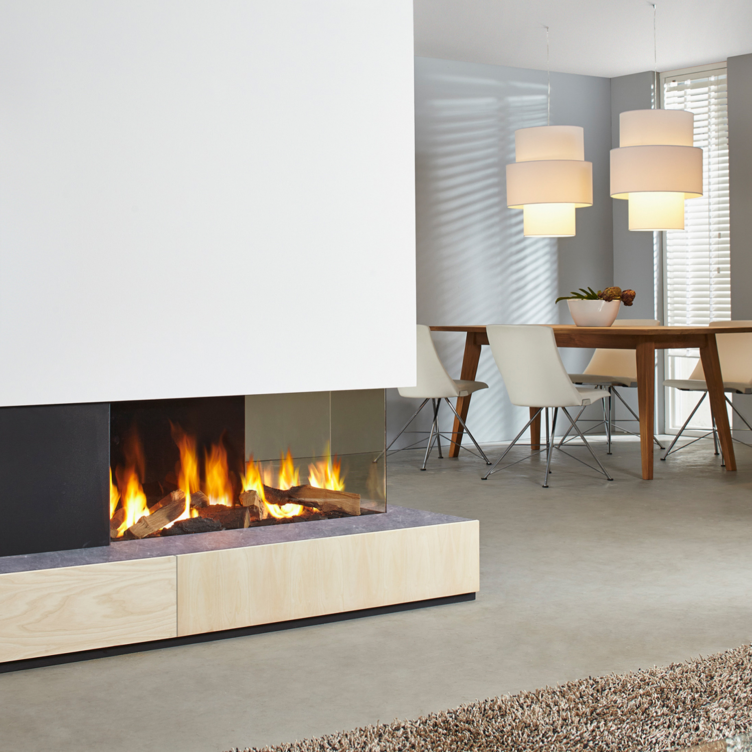 Spartherm DRU Metro 100XTL-41 RCH Gas-Kamineinsatz rechts Ceraglas schwarz G25