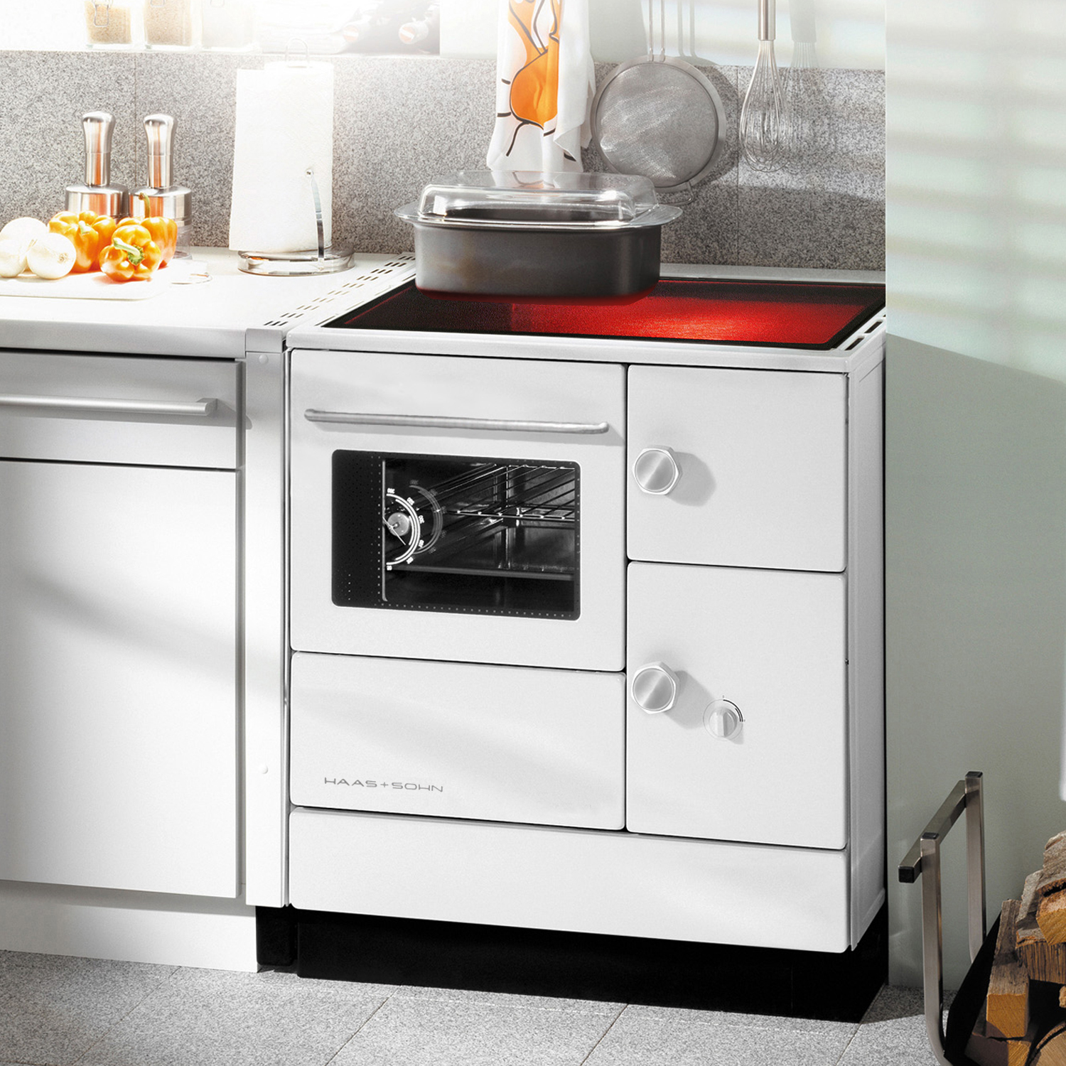 Haas+Sohn Abstandsleiste HA Küchenherde Weiß/Weiß Haas+Sohn Abstandsleiste HA Küchenherde Weiß/Weiß