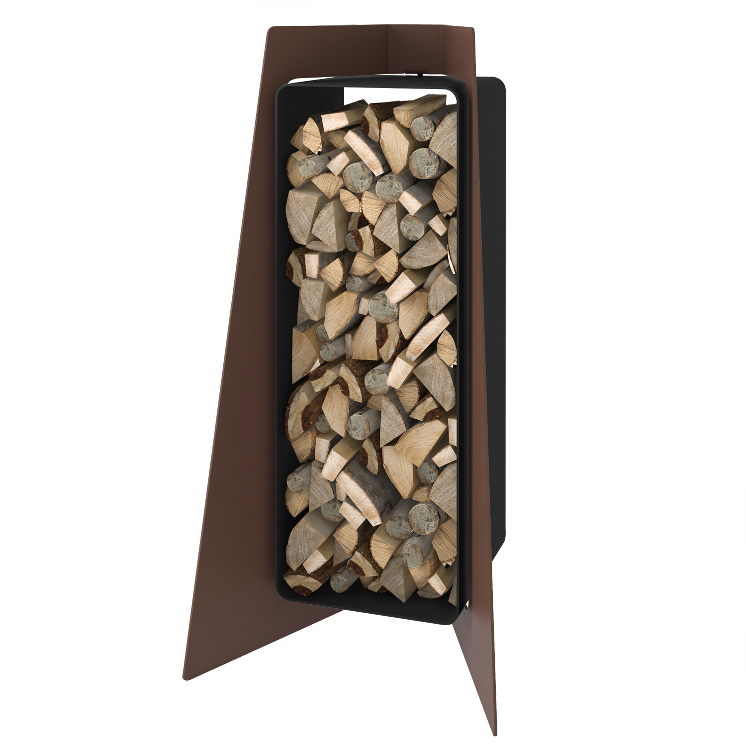 HS Flamingo Deluxe 3 Holzregal Braun