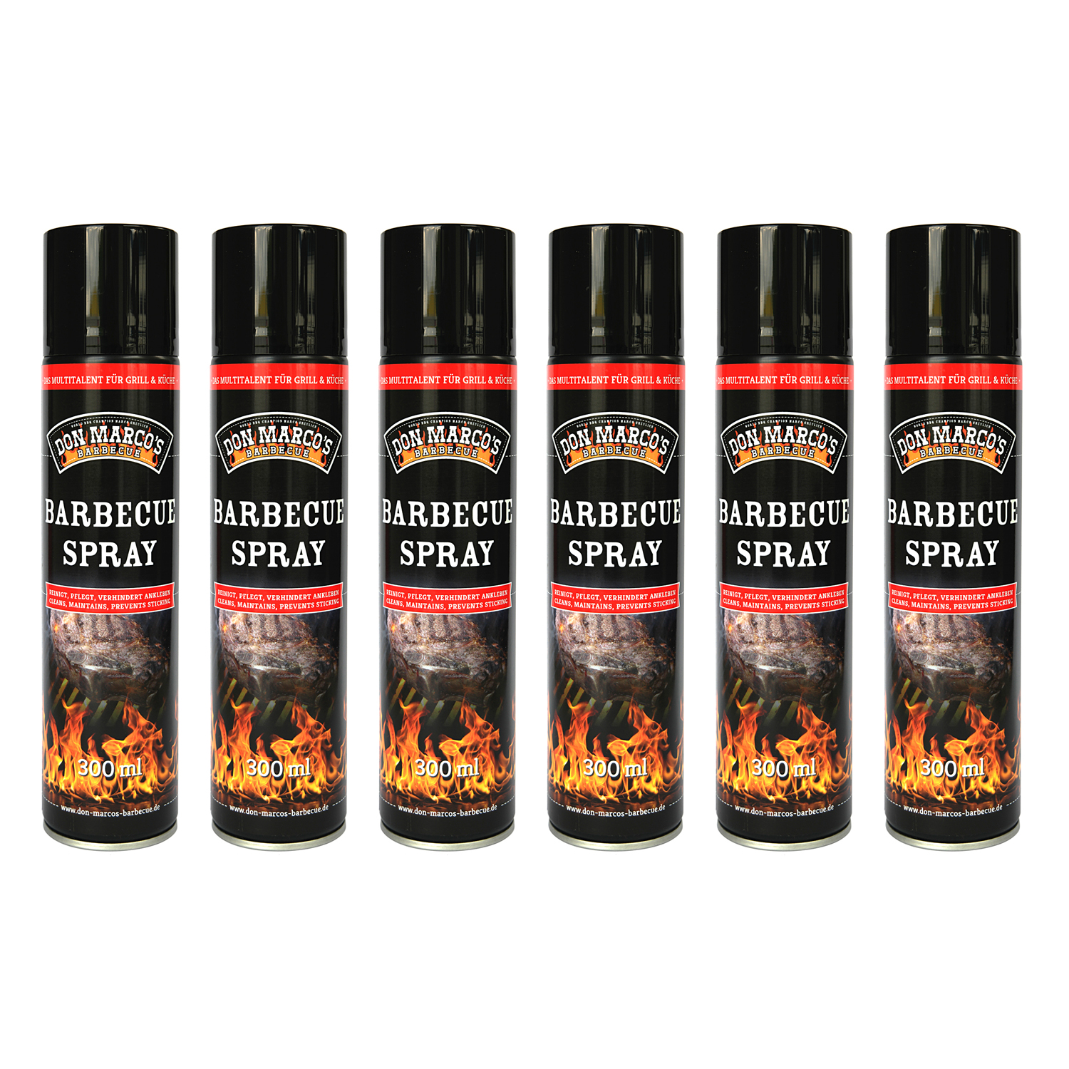 Don Marco´s Barbecue Spray 6er-Set Don Marco´s Barbecue Spray 6er-Set