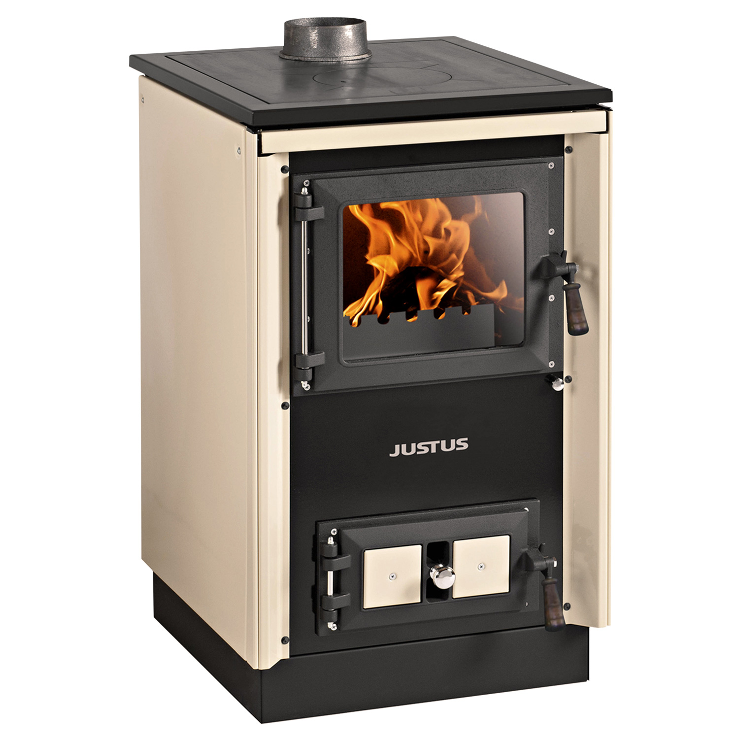 Justus Rustico-50 2.0 Küchenofen Creme