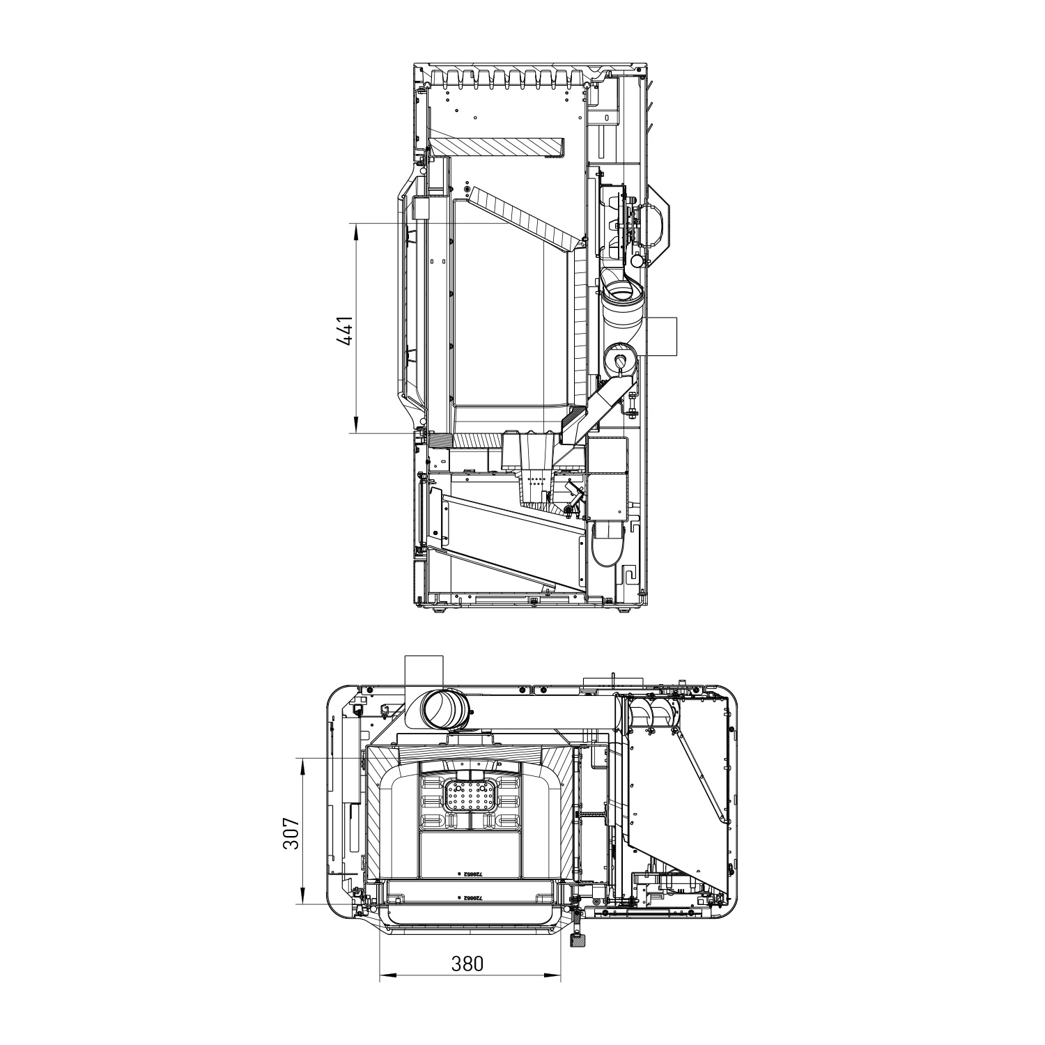 Austroflamm Mo Duo Cook Kombi-Kaminofen Stahl Schwarz + 450 kg Pellets gratis Austroflamm Mo Duo Cook Kombi-Kaminofen Stahl Schwarz + 450 kg Pellets gratis