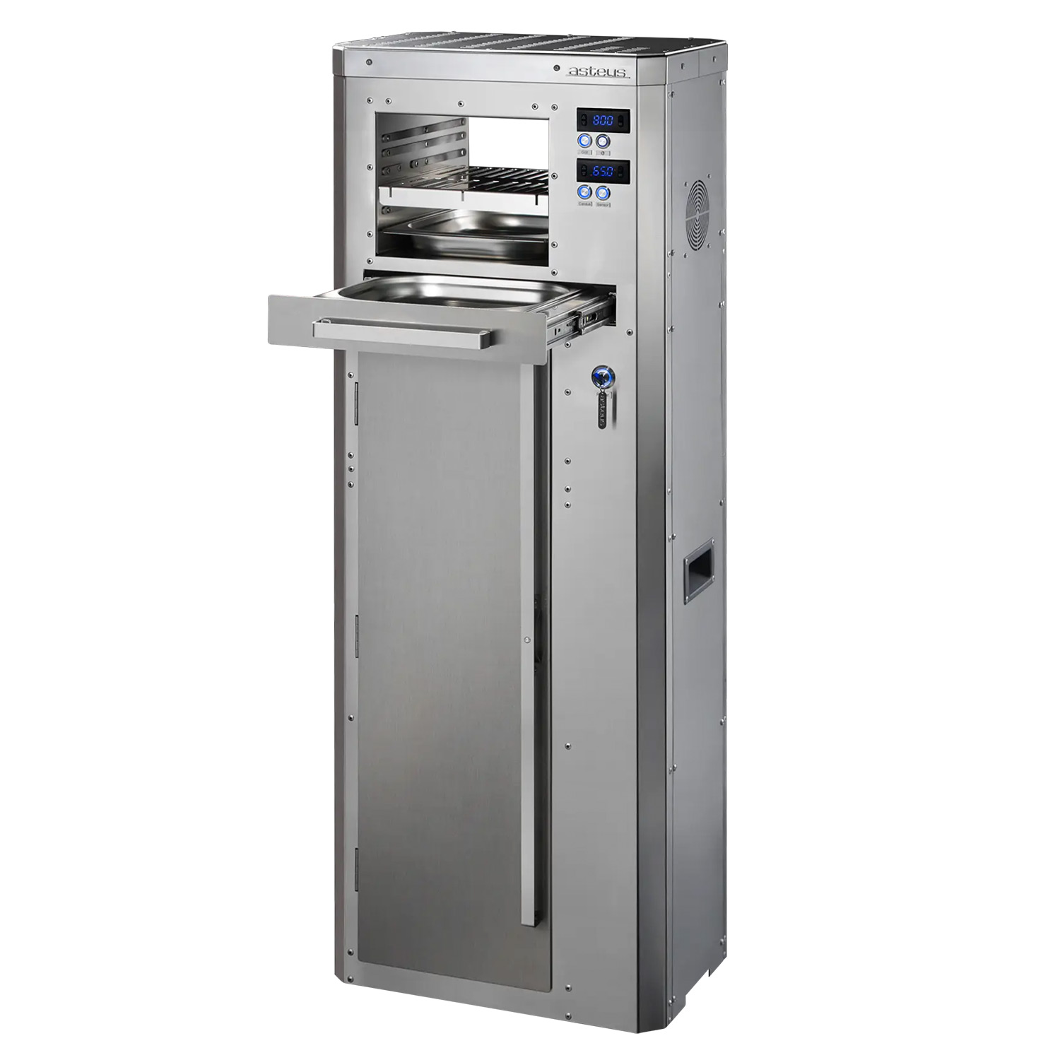 Asteus Fantale 800° Lifestyle Elektrogrill Edelstahl