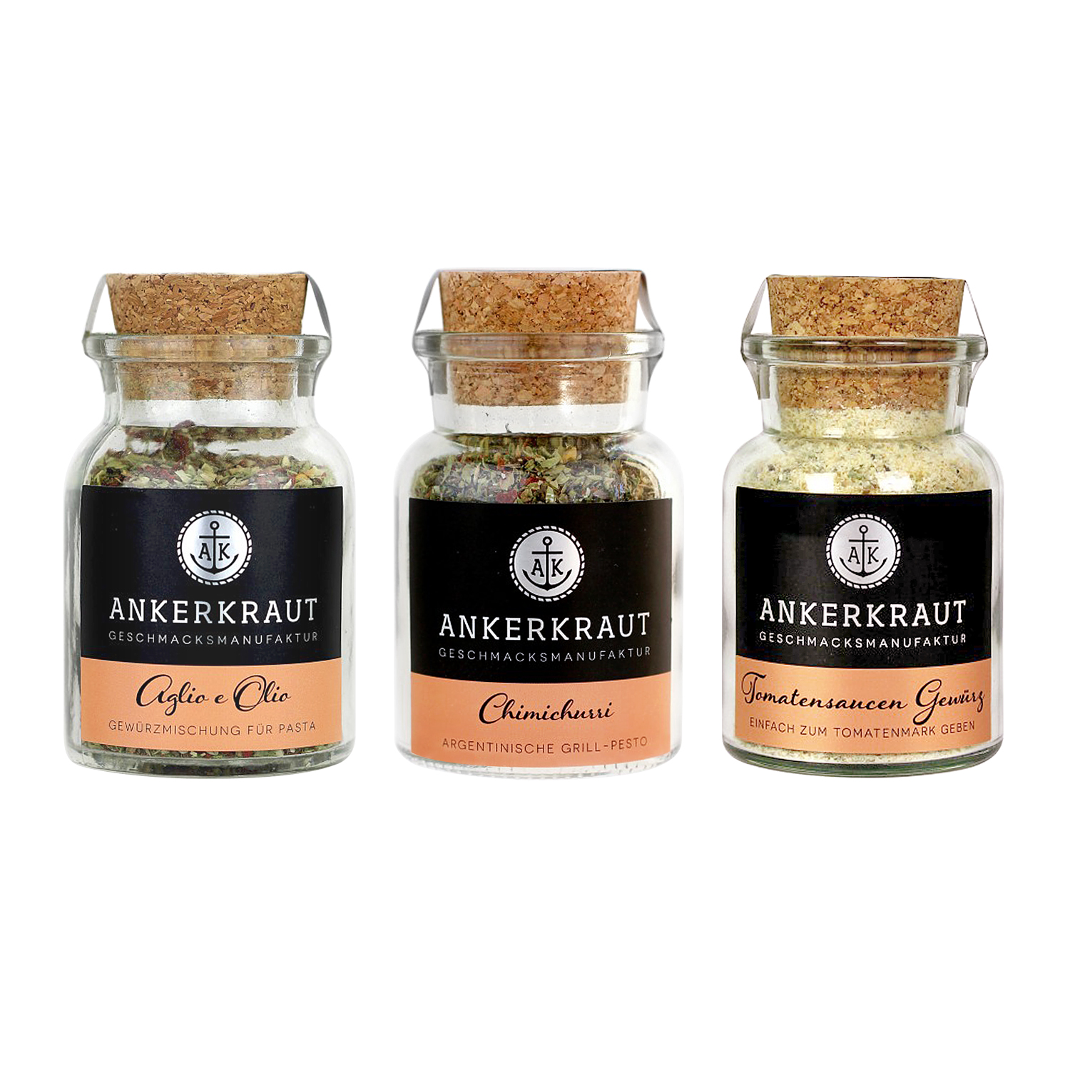 Ankerkraut Gewürzmischungen-Set Für Pasta-Freunde