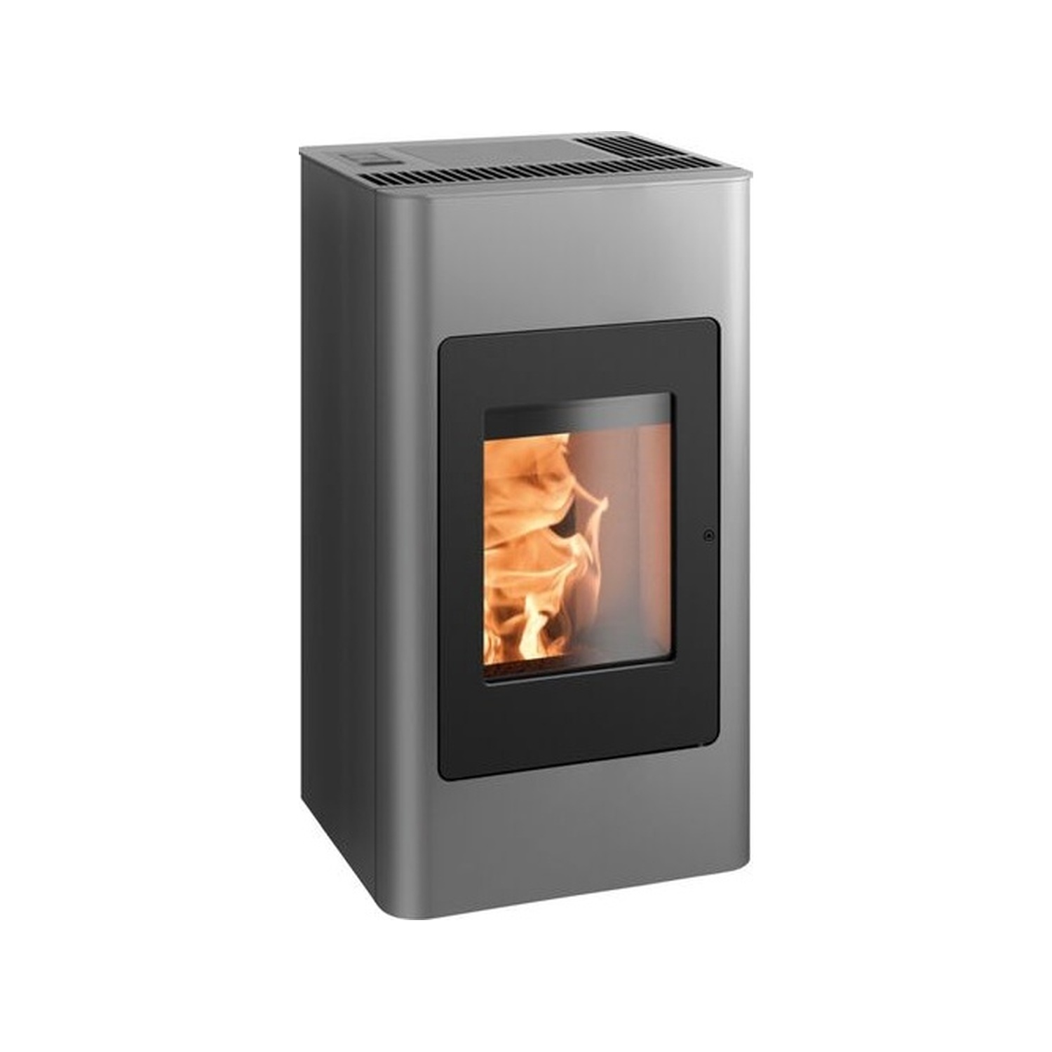 Haas+Sohn P Pelletofen HSP 2.cube, perl-anthrazit/perl-schwarz -mit WLAN Option (Local mit Wochenprogramm)