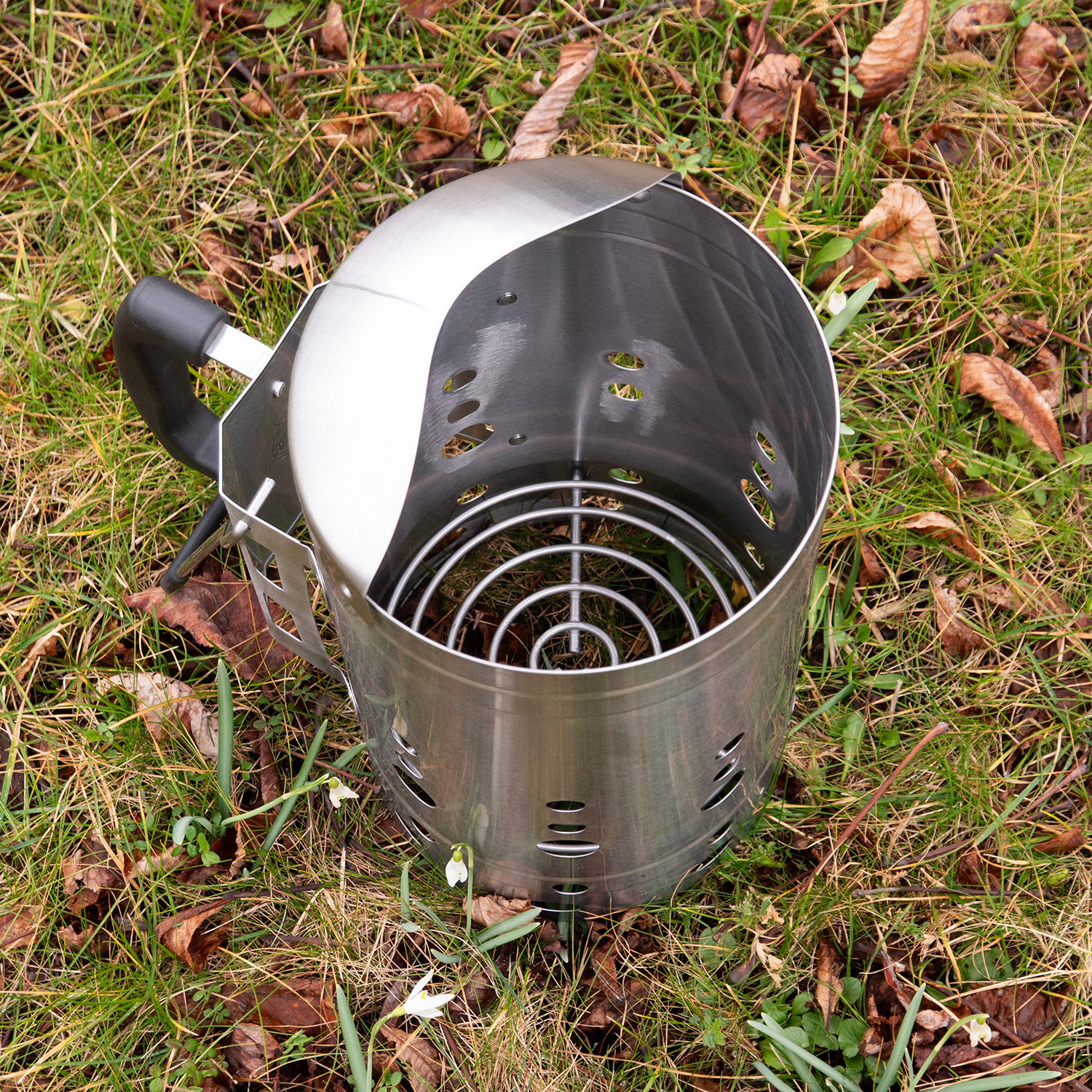 Feuergott Anzündkamin XXL Edelstahl Feuergott Anzündkamin XXL Edelstahl