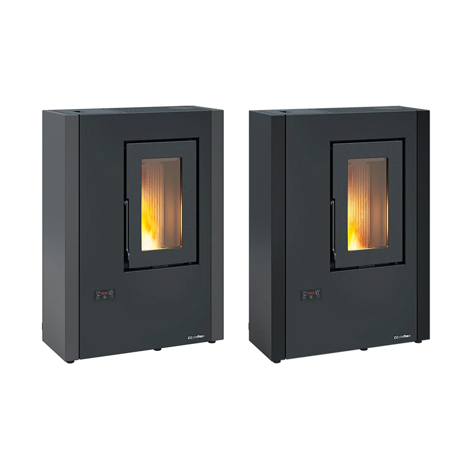 Extraflame Luisella 5.0 Maxi Pelletofen Schwarz