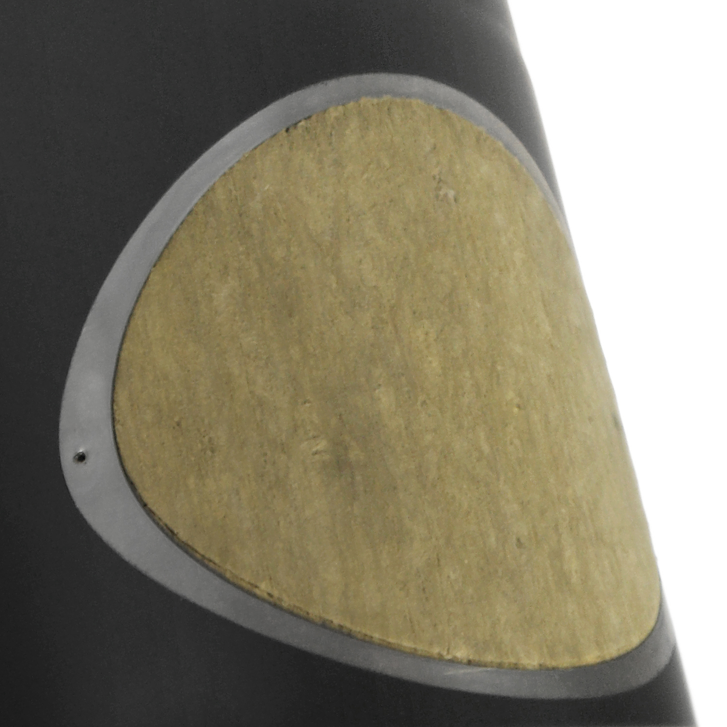 Raik Coltherm Rauchrohrbogen 150mm schwarz doppelwandig 45° mit Tür für Rauchrohr / Ofenrohr