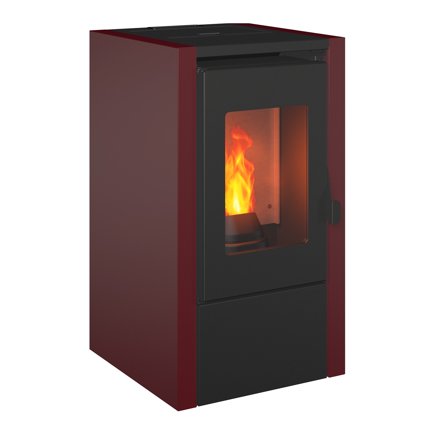 Westminster Little Pelletofen bordeaux/schwarz
