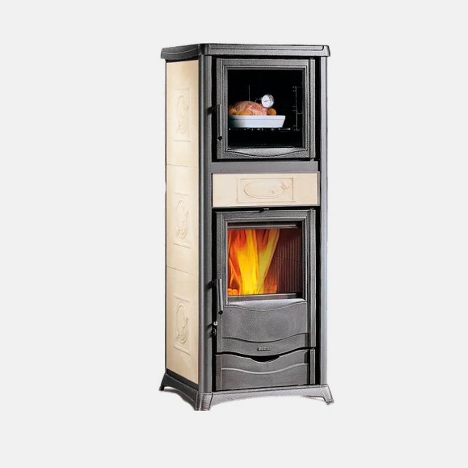 La Nordica T.ROSSELLA PLUS FORNO DSA.16 Keramik - Panna Kaminofen