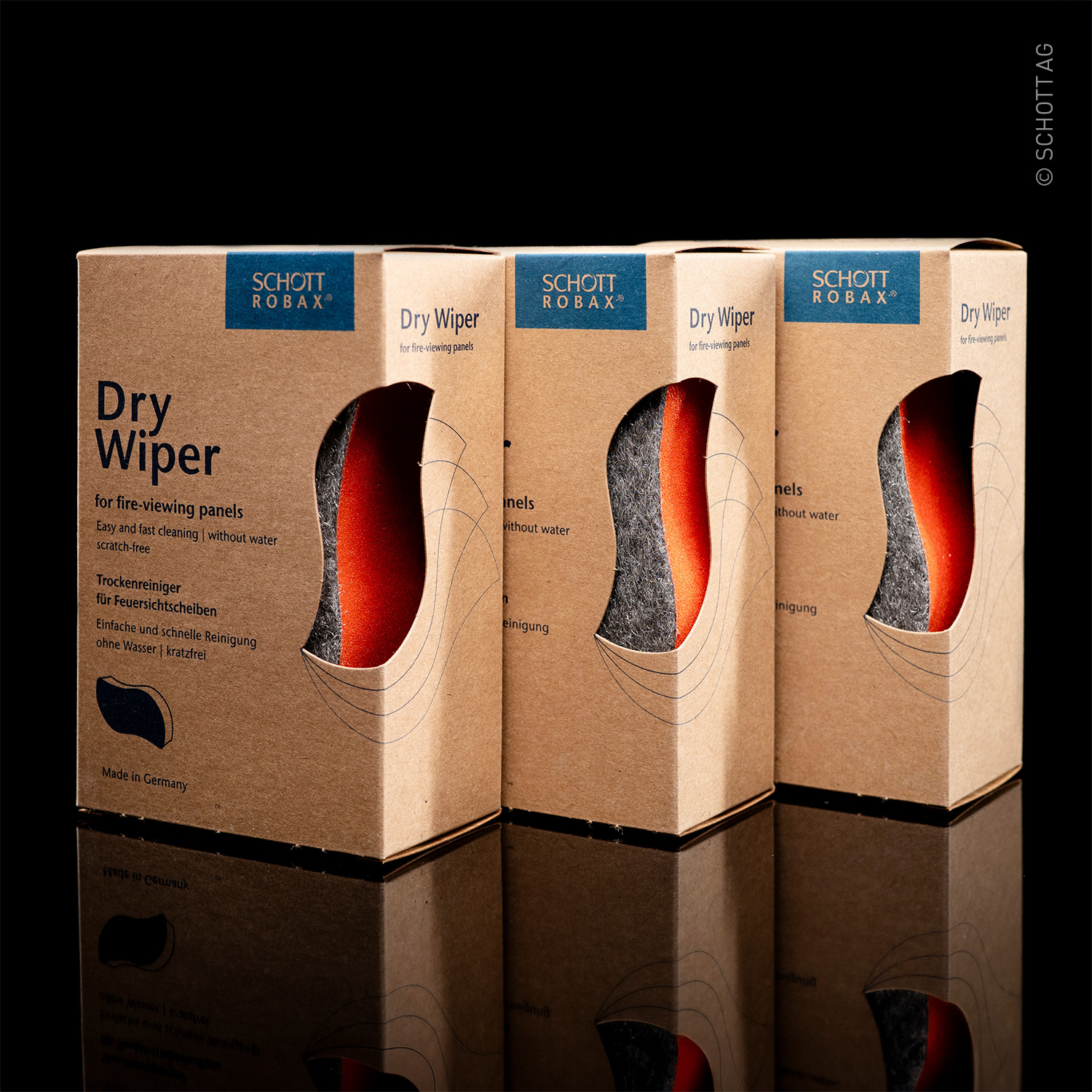 SCHOTT ROBAX® Dry Wiper Trockenreiniger 3er-Set SCHOTT ROBAX® Dry Wiper Trockenreiniger 3er-Set