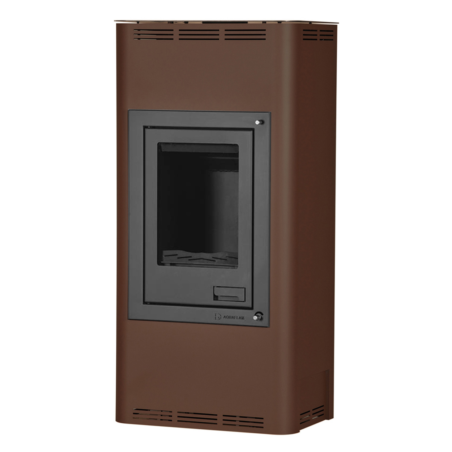Aquaflam 7 Basic Wasserführender Kaminofen Brown