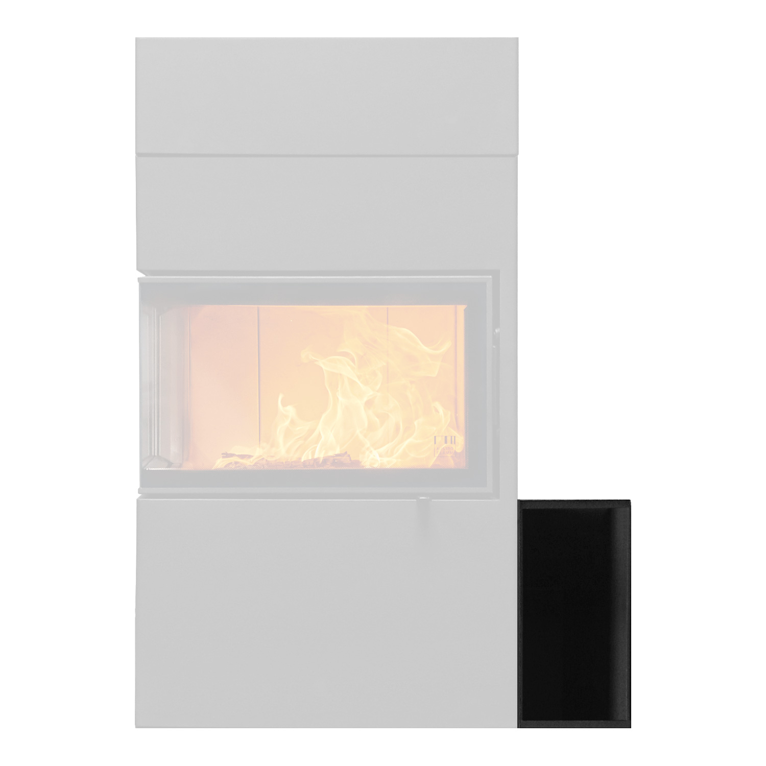 Austroflamm Dexter 2.0 & S3 Beistellbox 191 x 382 mm oben