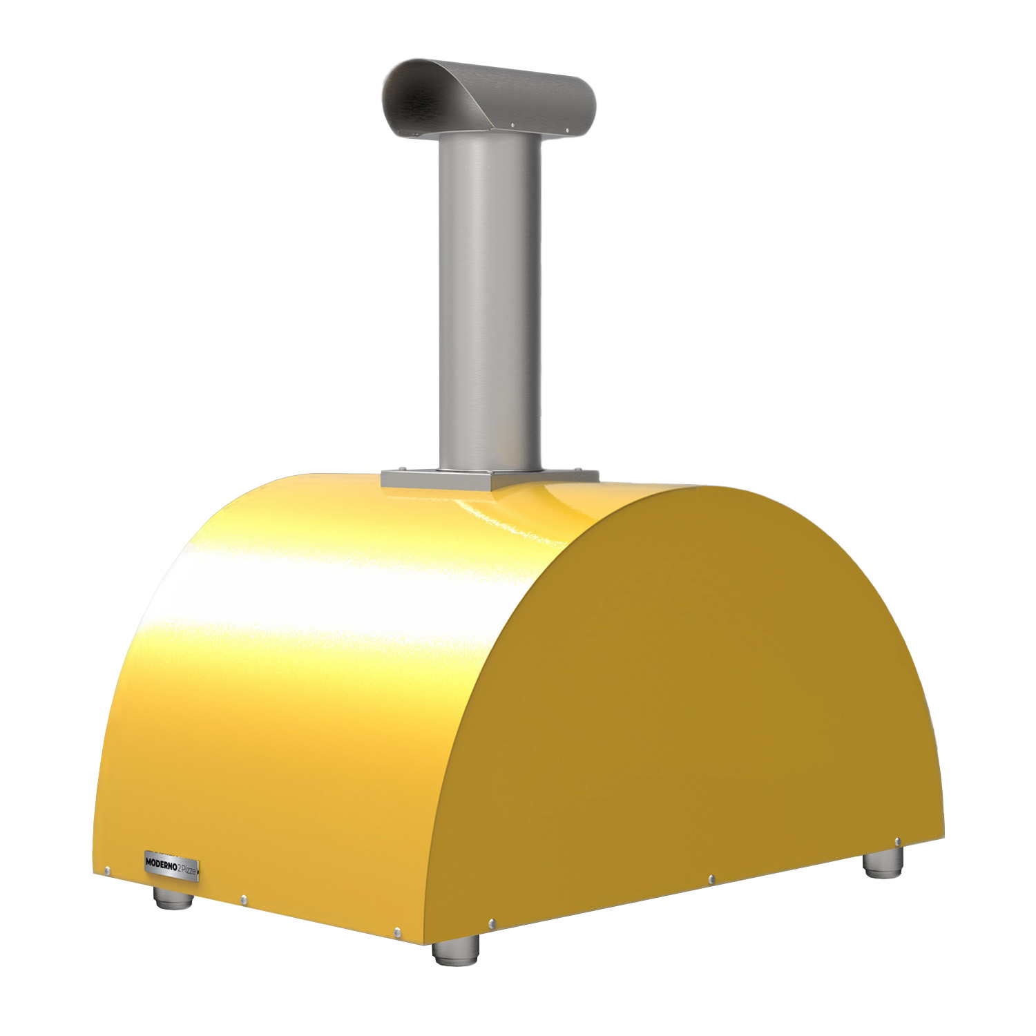 Alfa Moderno 2 Pizze Pizzaofen Holz Fire Yellow