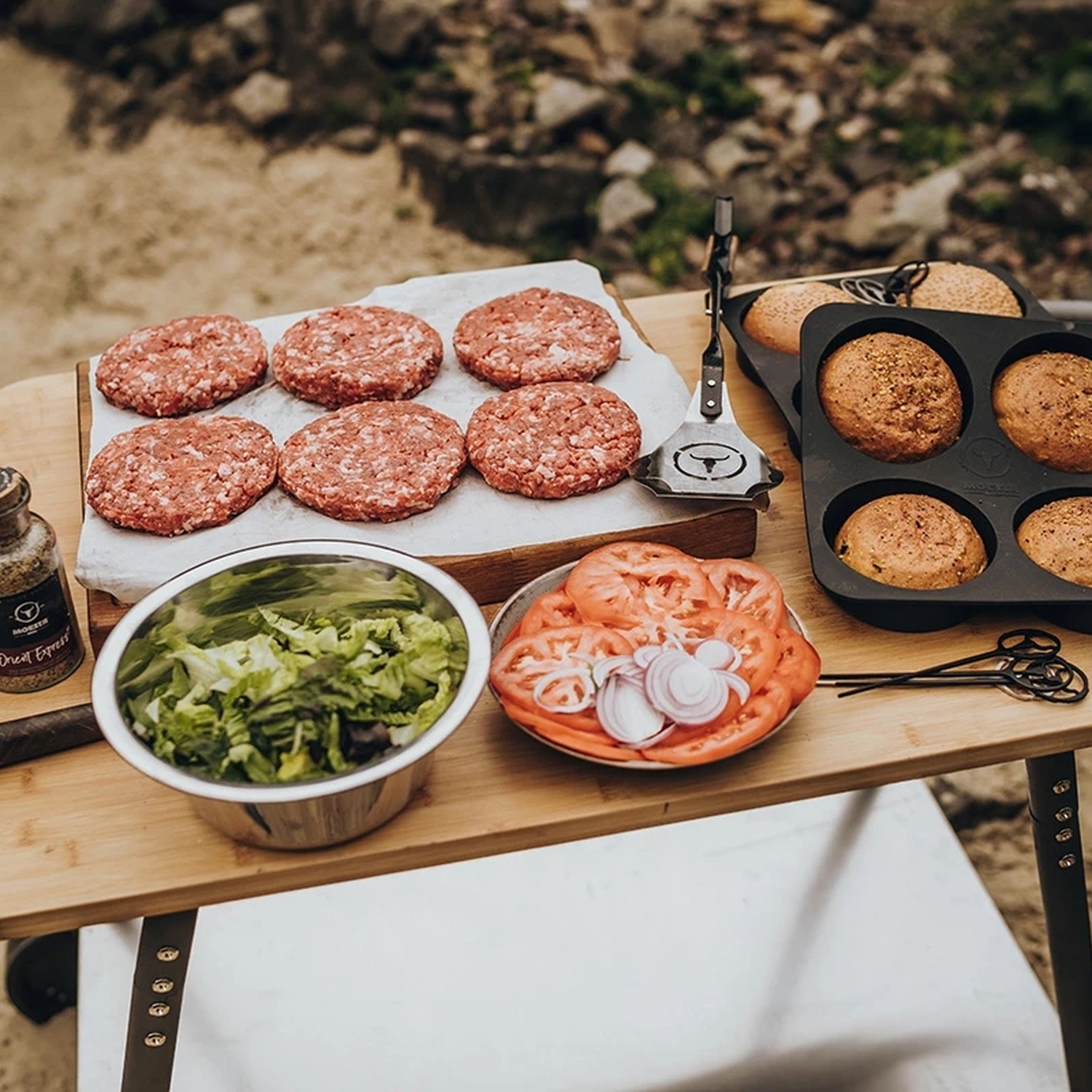 Moesta Burgerspieß Edelstahl 6er Set Moesta Burgerspieß Edelstahl 6er Set