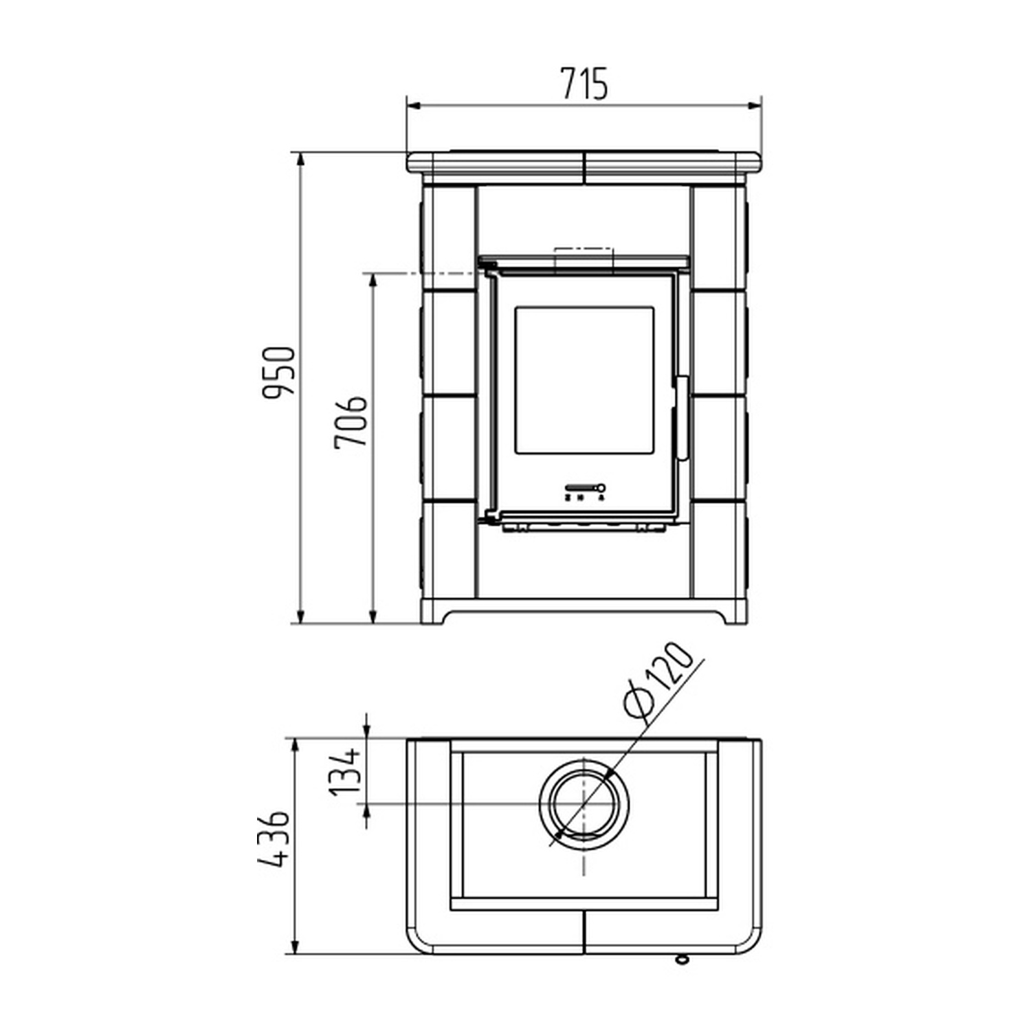 Wamsler Kaminofen Montafon Keramik bordeaux Neuheit 2025
