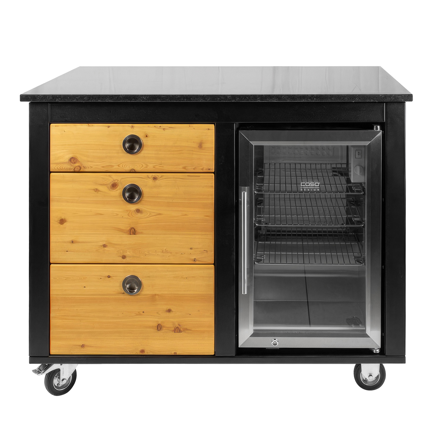 Der Merklinger Outdoormodul Maria Kühlschrank rechts Der Merklinger Outdoormodul Maria Kühlschrank rechts