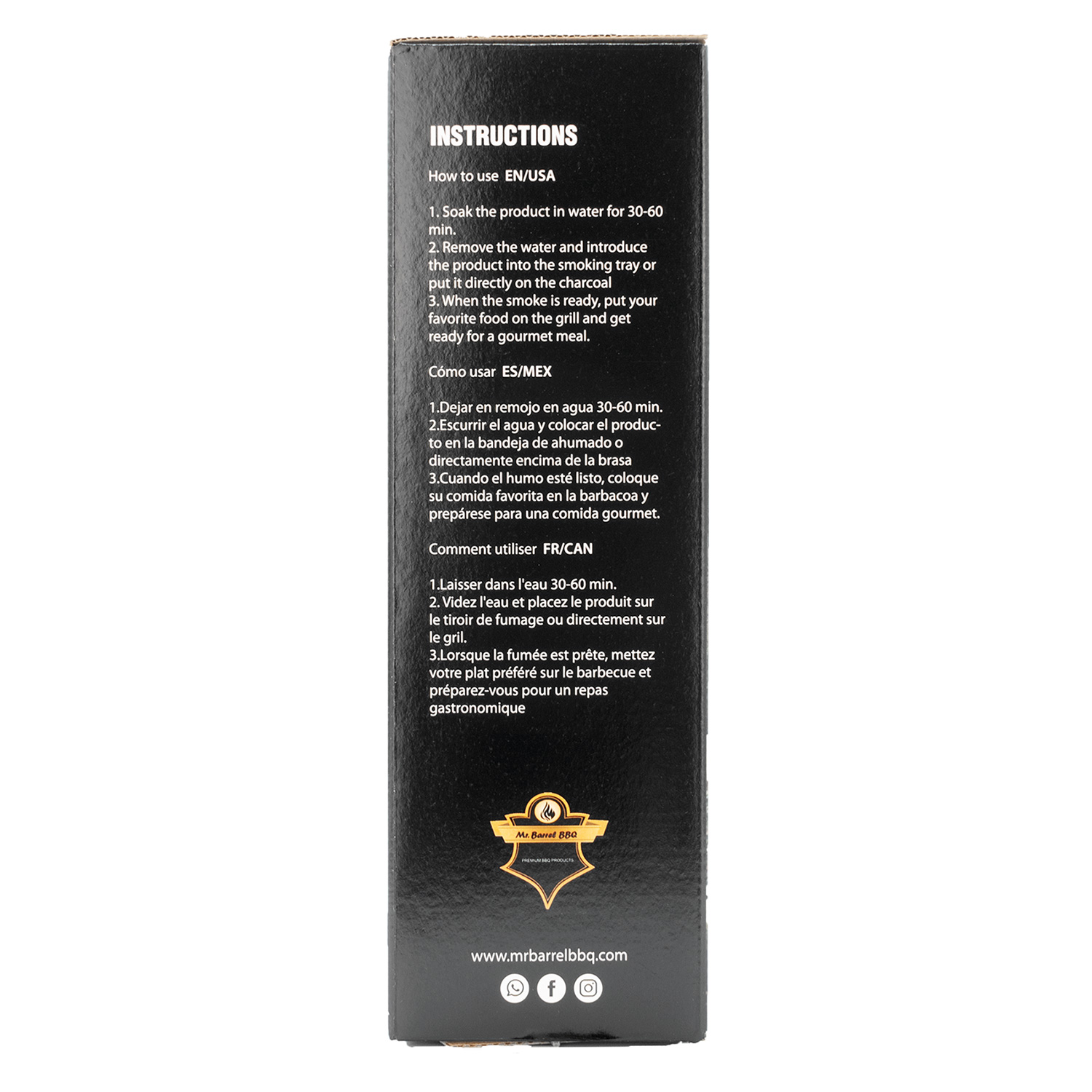 Mr. Barrel BBQ Chunks L Red Wine, 1,35 kg