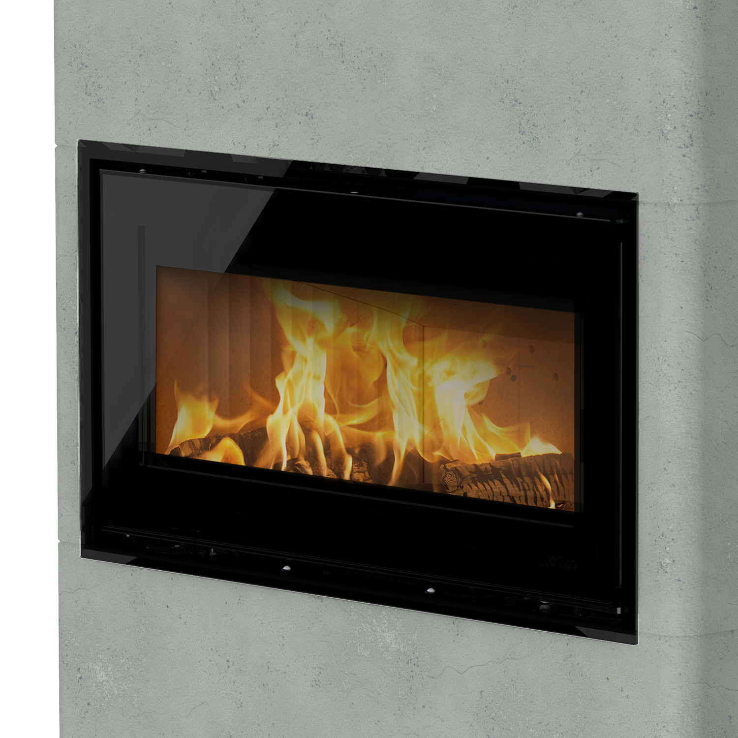 Lotus Beto 470W Plus Kaminofen Magic Tür, Topplatte Grau, Rauchabgang hinten Lotus Beto 470W Plus Kaminofen Magic Tür, Topplatte Grau, Rauchabgang hinten
