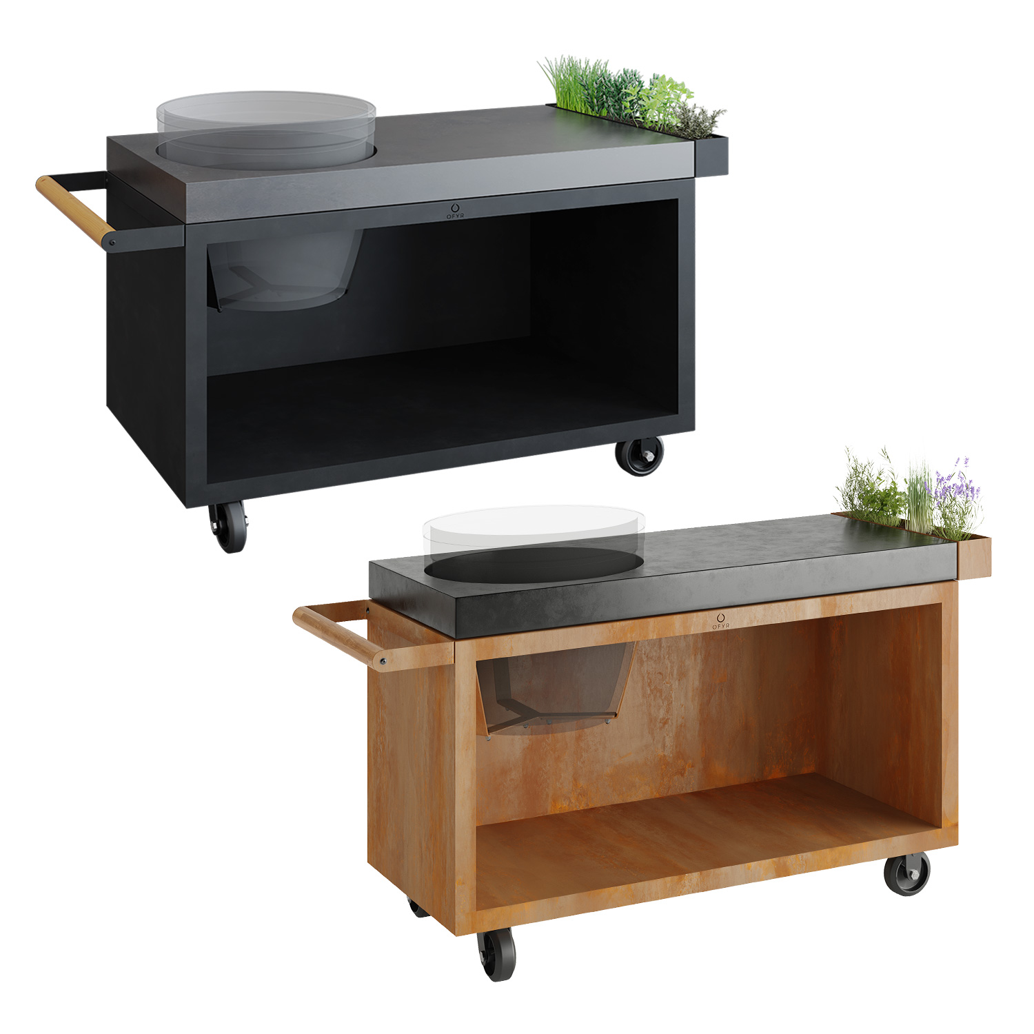 OFYR Sockel Schwarz 135 PRO Concrete für Kamado TB OFYR Sockel Schwarz 135 PRO Concrete für Kamado TB