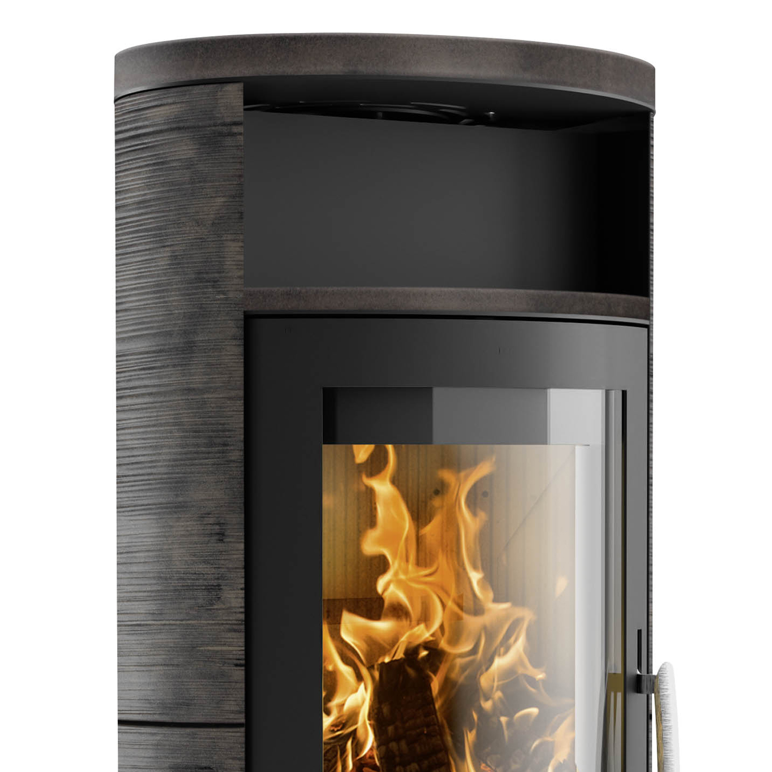 Oranier Polar 7 2.0 Kaminofen Stahl Schwarz / Keramik Namib
