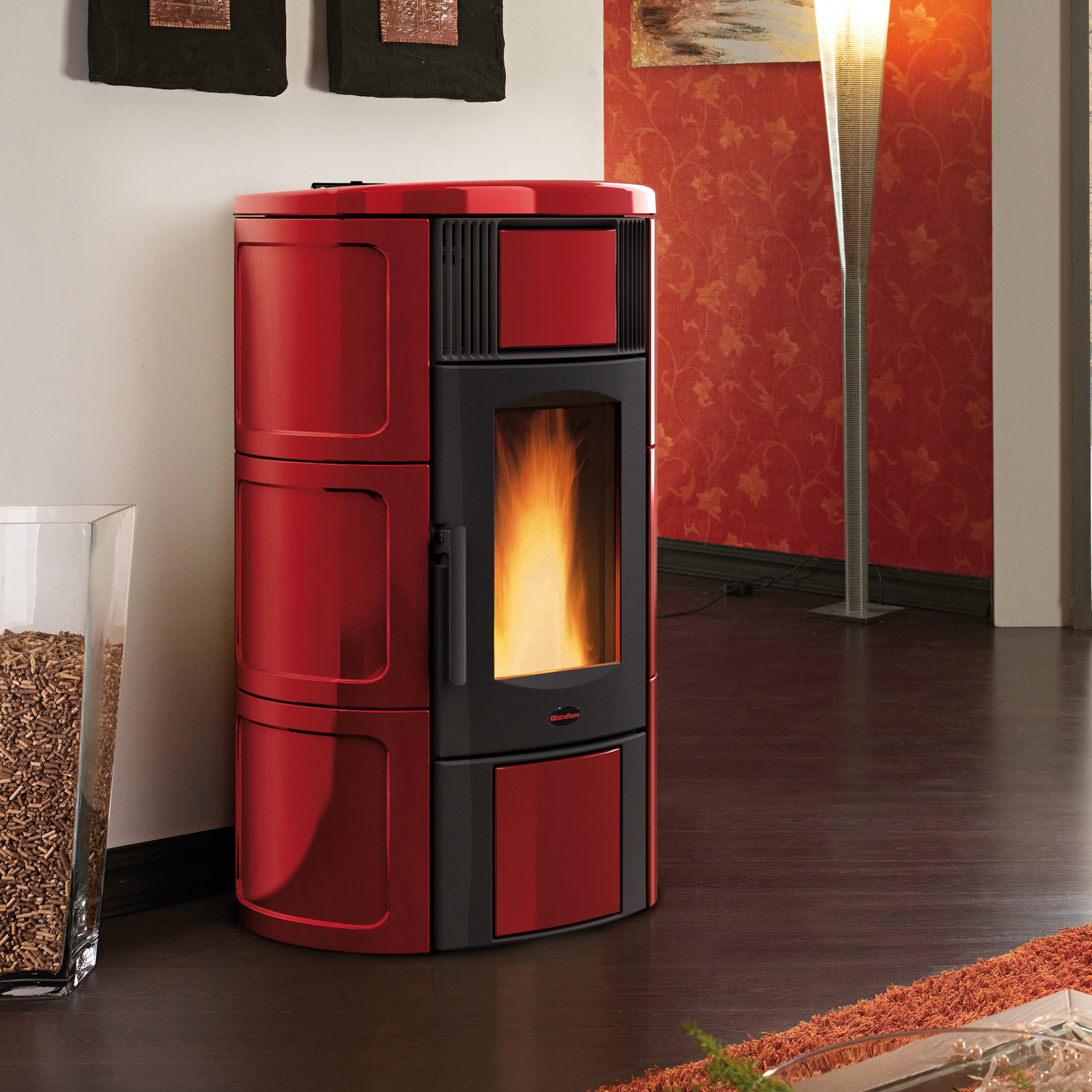 Extraflame Iside Idro 5.0 Wasserführender Pelletofen Bordeaux Extraflame Iside Idro 5.0 Wasserführender Pelletofen Bordeaux