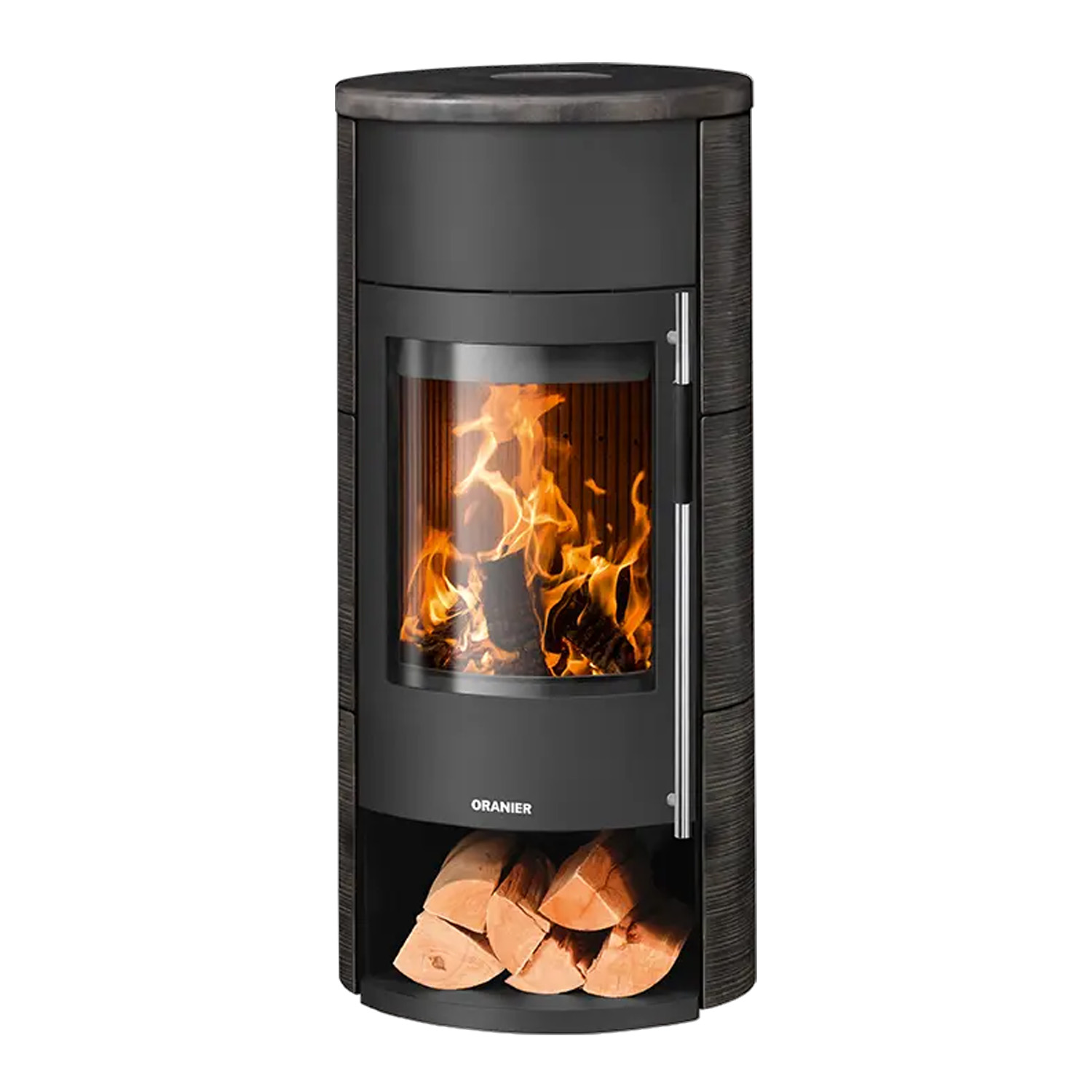 Oranier Polar Neo Aqua wasserführender Kaminofen Keramik Namib