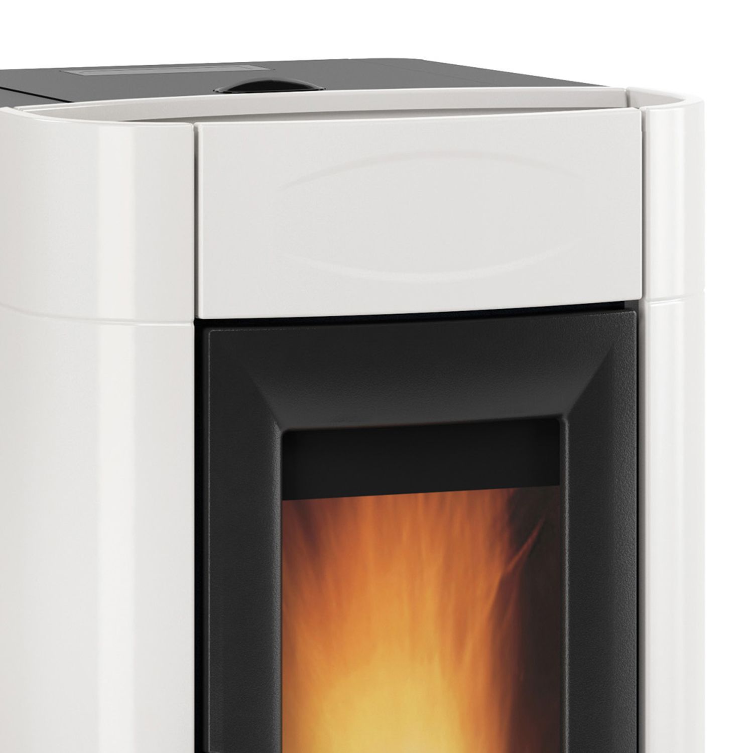 Extraflame Evolution Line Isidora Idro H16 wasserführender Pelletofen Weiß