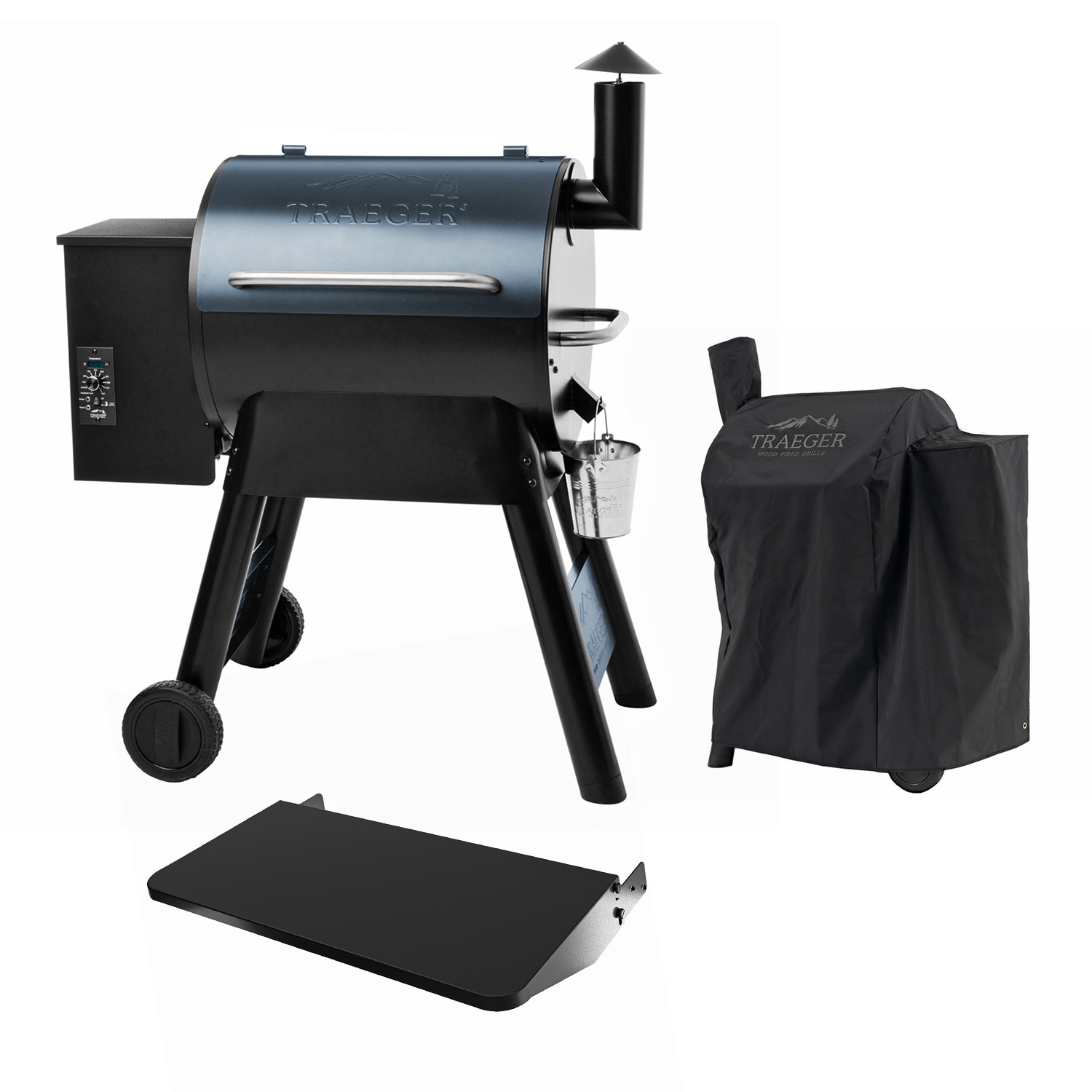 Traeger PRO SERIES 22 inkl. Abdeckhaube & Klappbare Frontablage Traeger PRO SERIES 22 inkl. Abdeckhaube & Klappbare Frontablage