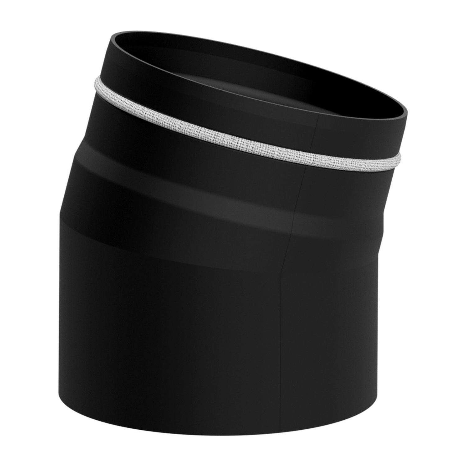 Raik Lifestyle Rauchrohrbogen 150mm schwarz 22° für Rauchrohr / Ofenrohr