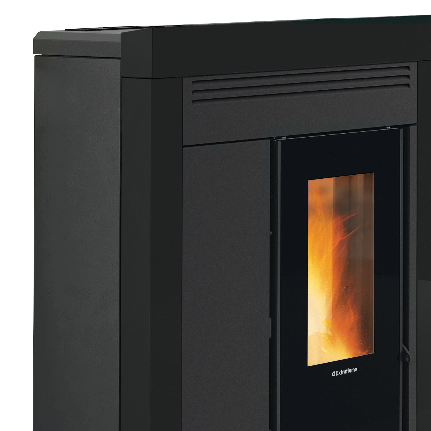 Extraflame Souvenir Plus Steel 5.0 Pelletofen Schwarz