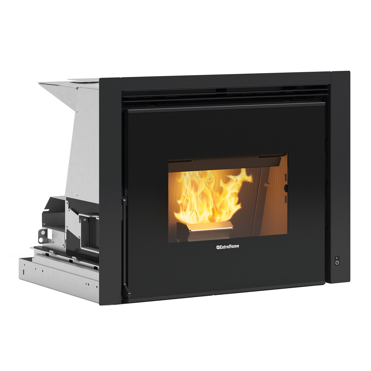 Extraflame Comfort P70 Air Plus Pelleteinsatz Stahl Schwarz Extraflame Comfort P70 Air Plus Pelleteinsatz Stahl Schwarz
