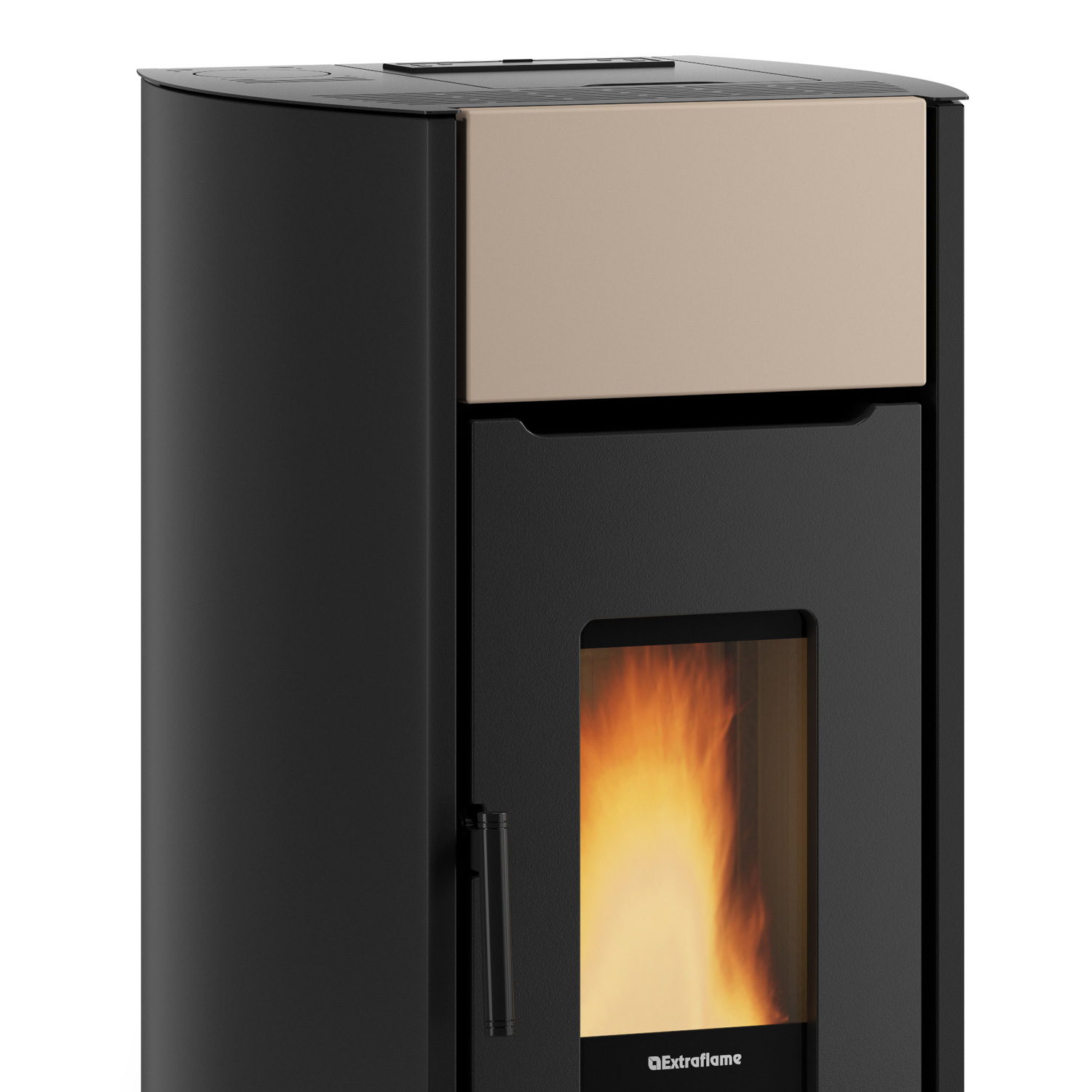 Extraflame Prestige Line Mirka Pelletofen Stahl Taubengrau