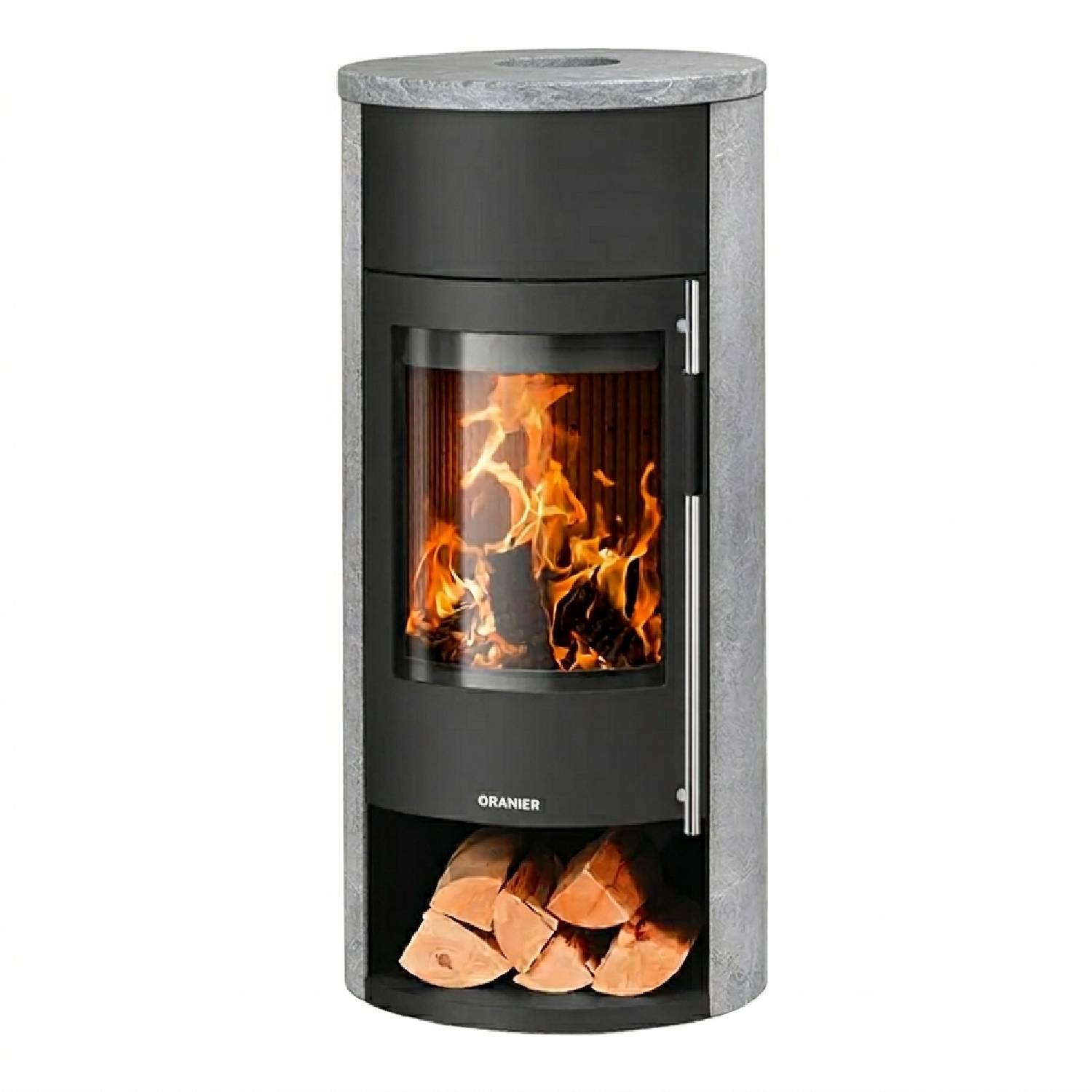 Oranier Polar Neo Aqua wasserführender Kaminofen Speckstein