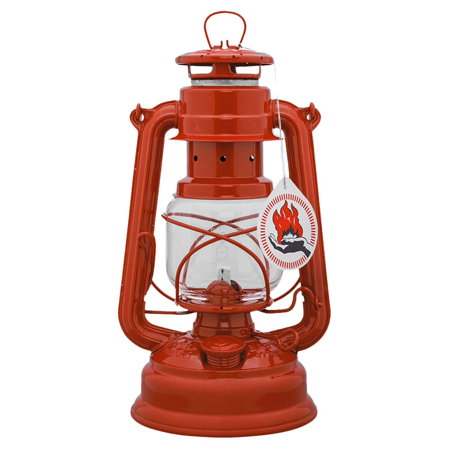 Feuerhand Sturmlaterne Baby Special 276 Verzinkt + 1 Liter Alkan Lampenöl gratis