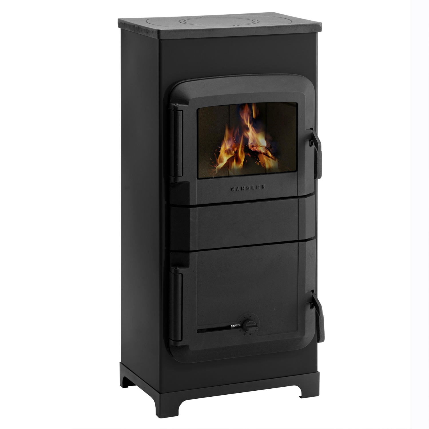 Wamsler RH8F Werkstattofen, Stahl schwarz, Automatik Dauerbrand