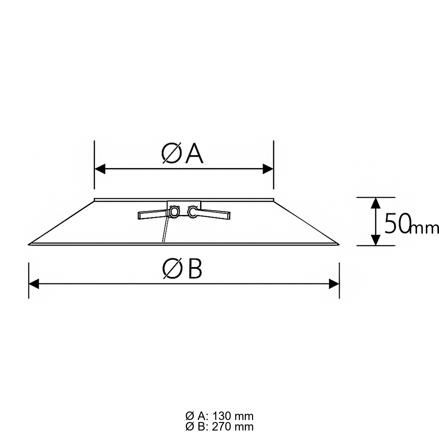 Schiedel PRIMA PLUS Regenkragen H=50mm Ø130 mm einwandig glänzend