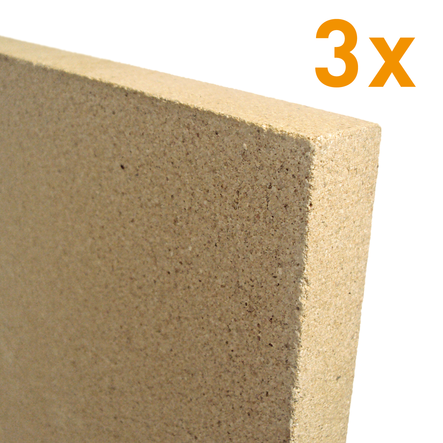 Raik 3x 20mm Vermiculite Platte 400 x 600 mm