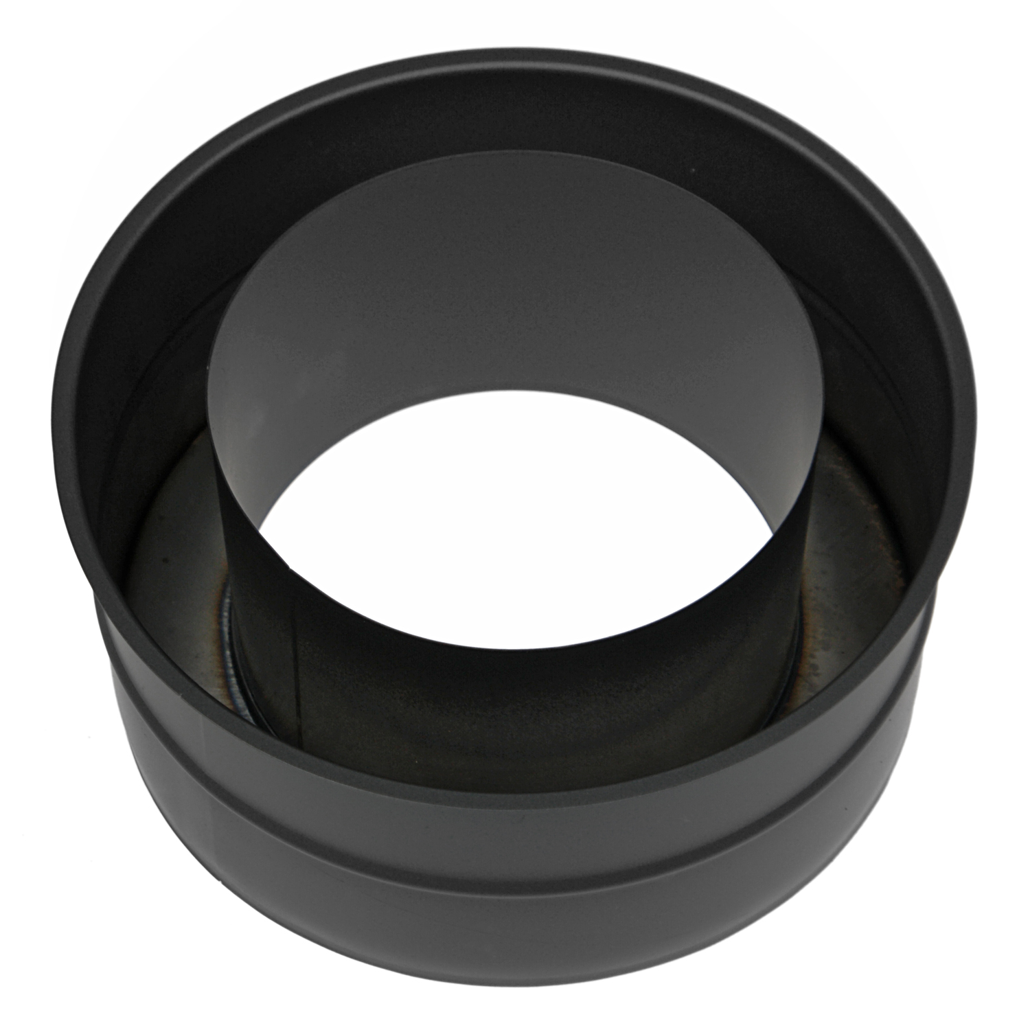 Raik Coltherm Doppelwandfutter 150mm schwarz doppelwandig für Rauchrohr / Ofenrohr