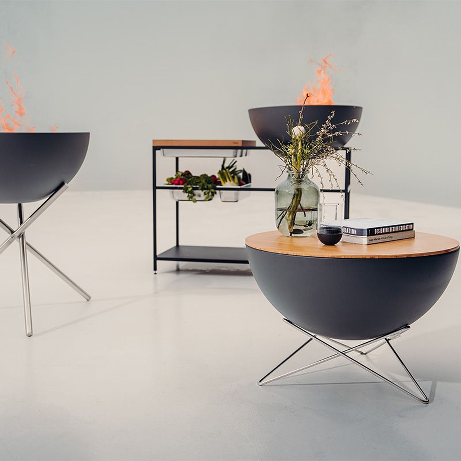 höfats BOWL 70 Feuerschale mit Sternfuß