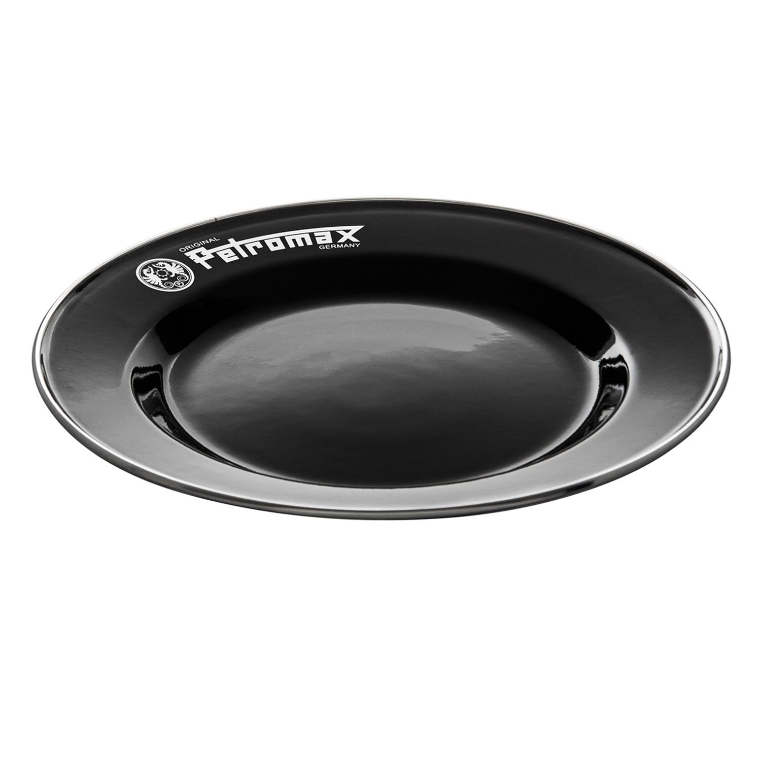 Petromax Emaille-Teller Schwarz 2er-Set Ø 22 cm Petromax Emaille-Teller Schwarz 2er-Set Ø 22 cm