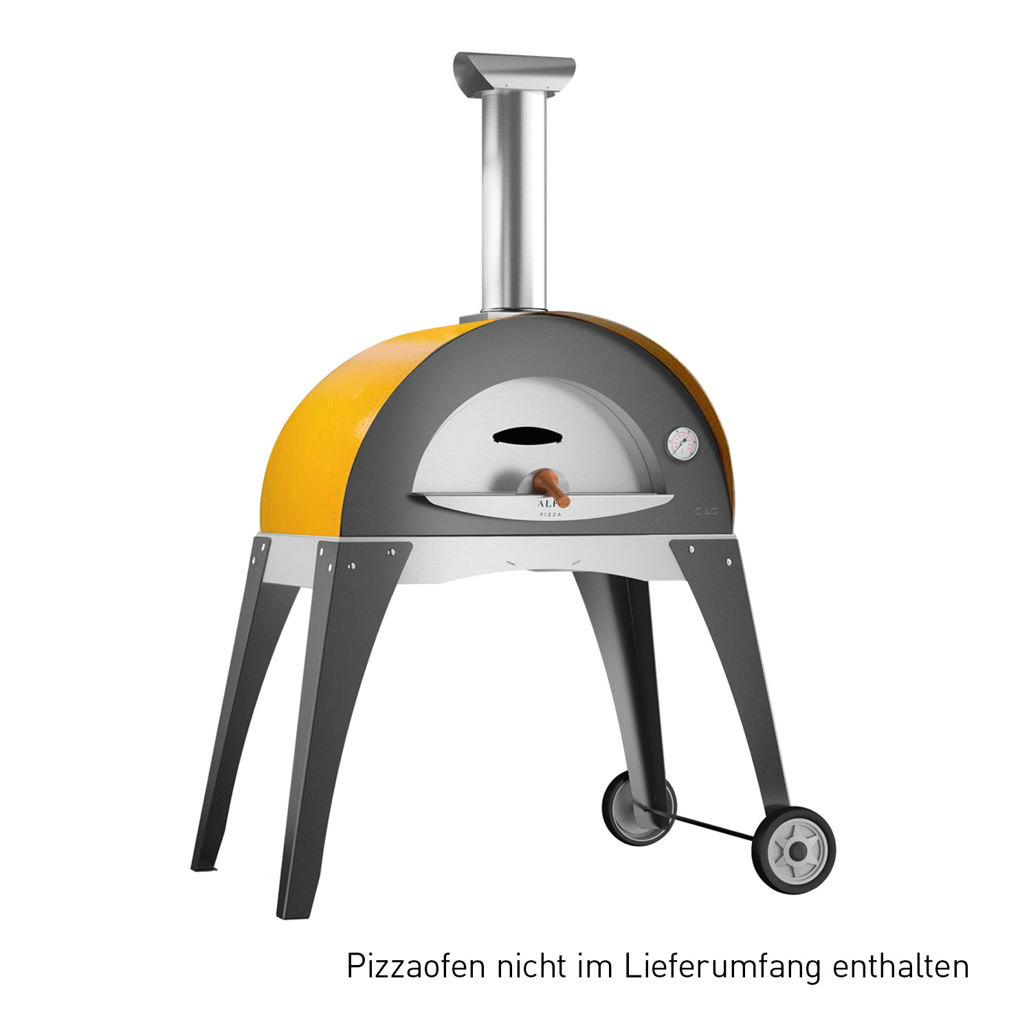 Alfa Unterbau für Pizzaofen Ciao Grau Alfa Unterbau für Pizzaofen Ciao Grau