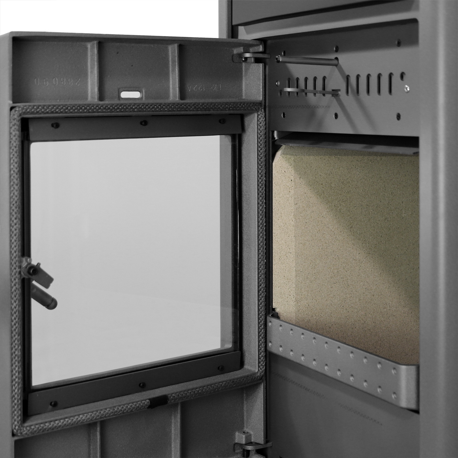 Schmitzker Alicante Wasserführender Kaminofen Anthrazit Speckstein Schmitzker Alicante Wasserführender Kaminofen Anthrazit Speckstein